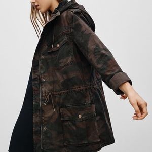 Aritzia Trooper Jacket Camo Print